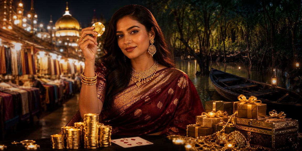 সুন্দরবনের পাশে দায়িত্বশীলভাবে রামি গেম উপভোগ করছেন একজন বাংলাদেশি